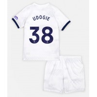 Fotbalové Dres Tottenham Hotspur Destiny Udogie #38 Dětské Domácí 2023-24 Krátký Rukáv (+ trenýrky)